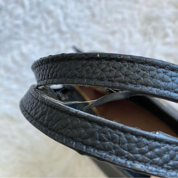 Kate Spade New York Black Leather Rowe Small Top Zip Satchel - Picture 7 of 11